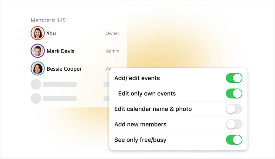 An admin setting permissions for different users.