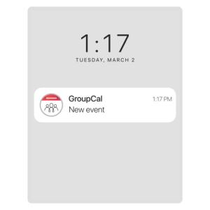 Shared calendar notifications