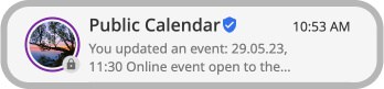 GroupCal blocked calendar