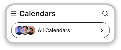 The top bar of the Home screen